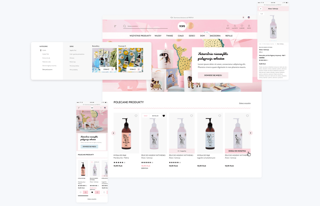 Boosting a natural cosmetics brand through a modern eCommerce website